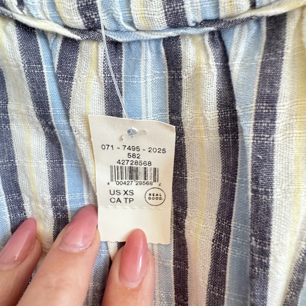 Aerie Striped Tiered Maxi Dress Sz XS - Picture 9 of 9